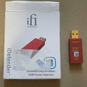 iFi Audio iDefender+(AA) ノイズ改善 USBアクセサリー (中古/美品/元箱等有り/１オーナー/現状渡し/送料込み/NC,NR）の画像1