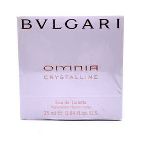 #11593　(未開封品)BVLGARI OMNIA CRYSTALLINE EAU DE TOILETTE 25ml オムニア クリスタリン オードトワレ 保管品