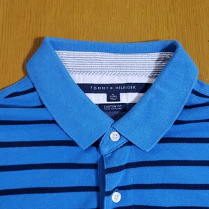  Tommy Hilfiger TOMMYHILFIGER polo-shirt with short sleeves / size inscription XL/ cotton 100%/ postage nationwide equal letter pack post service plus 520 jpy 