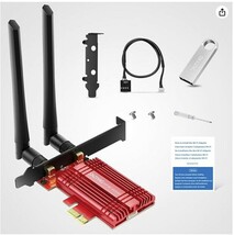 SNZIYAG AX3000 WIFI 6E PCIE ワイヤレス　ネットワークカード_画像4