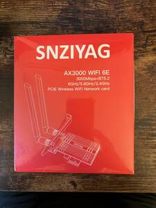 SNZIYAG AX3000 WIFI 6E PCIE ワイヤレス　ネットワークカード