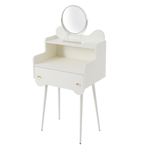  new life support dresser compact dresser make-up pcs one surface mirror 360° rotation mirror seat desk sewing machine pcs cosme pcs dresser stylish large amount storage cosmetics storage 