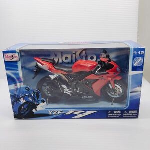 D【Maisto】ダイキャストメタル 1/21 YAMAHA YZF-R1 レッド バイク オートバイ 模型 ミニモデル ミニチュア
