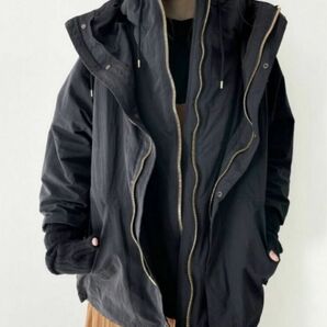 L'Appartement レミレリーフ Zip up 2way Blouson