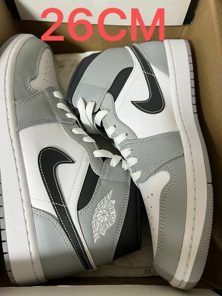 Nike Air Jordan 1 Mid "Grey White/Anthracite"