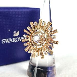 ☆ Почти новое ☆ Swarovski Swarovski Sunshine Sunshine Ring Кольцо 5482499 с коробками 52 около 11-12