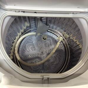 YJT8608【SHARP/シャープ 5.5㎏洗濯機】美品 2020年製 ES-TX5E-S 家電 洗濯 乾燥機能付 穴なし槽の画像6