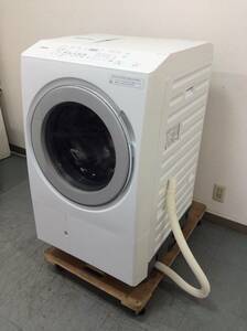 YJT8539【HITACHI/日立 ドラム洗濯機12.0㎏】美品 2023年製 BD-SX120JL-W 家電 洗濯 斜め型 左開き 輸送ボルト欠品