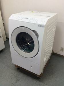 YJT8581【Panasonic/パナソニック ドラム洗濯機11.0㎏】2023年製 NA-LX113BL-W 家電 洗濯 斜め型 左開き