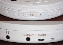 Ｌogitec Portable CD Player LCP-PAP02BWHLWD　☆USED☆_画像8