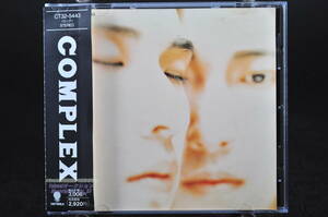 帯付☆ COMPLEX / コンプレックス ■89年盤 全12曲 CD 1st アルバム ♪恋をとめないで,BE MY BABY,CRY FOR LOVE,他 吉川晃司/布袋寅泰 美盤