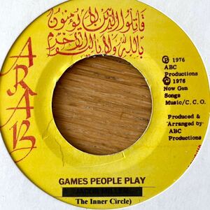 7'' Inner Circle Games People Play Arab Jacob Miller big hit roots reggae ska rocksteady rockers bob marley andy aswad third world