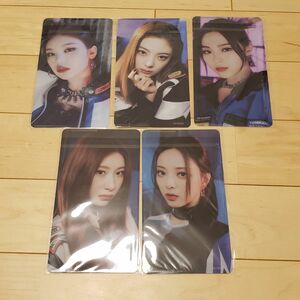 ITZY Voltage購入特典 チケットホルダー ５枚セット 未開封 コンプ クリアケース 楽天