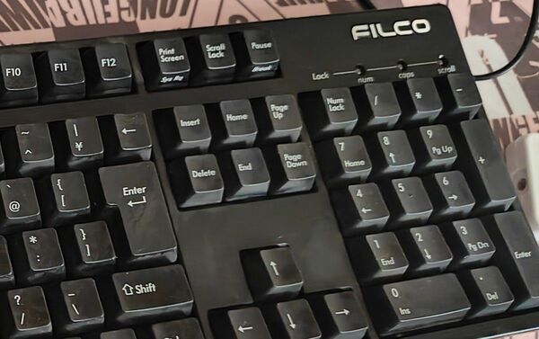 FILCOキーボード茶