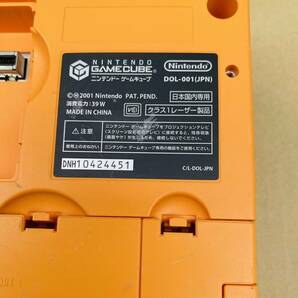 【1円スタート】【セット商品】Nintendo 任天堂 GAMECUBE ゲームキューブ オレンジ コントローラー3個 アダプター DOL-001(JPN) 日本製の画像9