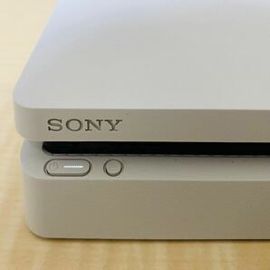 SONY PlayStation4 本体 CUH-2100A コントローラー1本 PS4 グレイシャーホワイト 500GB 通電確認済の画像2