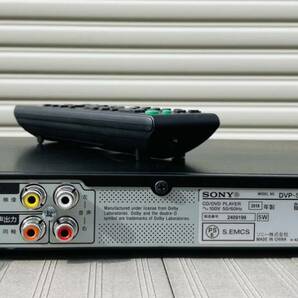 SONY ソニー CD/DVDプレーヤー DVP-SR20 リモコン付き 2018年製 通電確認済の画像4