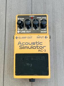 BOSS AC-3 Acoustic Simulator ボス アコースティックシミュレーター エフェクター ギター サウンド 中古