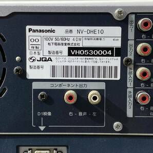 Panasonic NV-DHE10 ビデオデッキ パナソニック2000年製 日本製 通電確認済の画像6