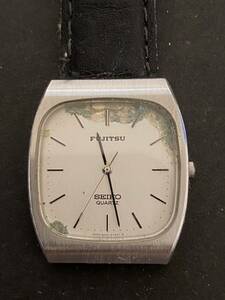 SEIKO セイコー 6030-522C QZ メンズ 腕時計 皮ベルト 1984年 勤続25年記念 未稼働品