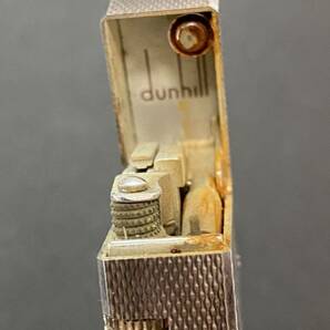 dunhill ダンヒル ライター ガスライター 喫煙具 喫煙グッズ シルバー系 コレクション ローラー式 着火未確認 の画像9