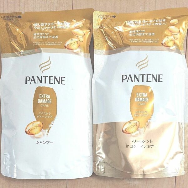 PANTENE パンテーン エクストラダメージケア シャンプー トリートメントinコンディショナー 300ml 2袋