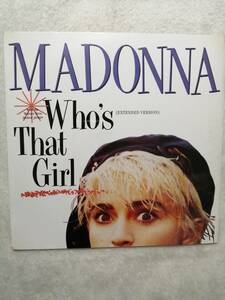 【未開封新品】Madonna Who's That Girl / White Heat 12” Maxi 独オリジナル マドンナ　フーズ・ザット・ガール　