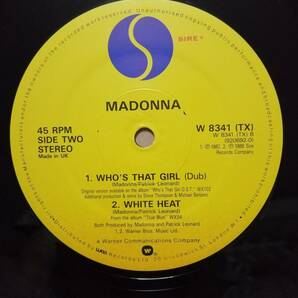 【入手困難12"】Madonna Who's That Girl -Dub- UKオリジナル マドンナ フーズ・ザット・ガールの画像4