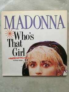 【入手困難12"】Madonna Who's That Girl UKオリジナル　マドンナ　フーズ・ザット・ガール