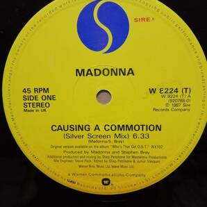 【入手困難12"】Madonna Causing A Commotion UKオリジナル マドンナ コモーションの画像3