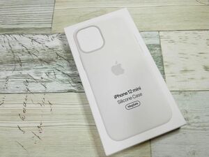 【新品・未開封】iPhoneケース iPhone12mini スマホケース Apple純正ケース シリコンケース ホワイト