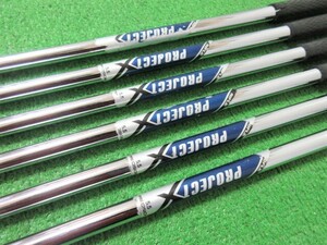 PROJECT-X!!!◆◆ ミズノ MP-62 6本 #5-Pw プロジェクトX 5.5(S) ◆◆Mizuno GRAIN FLOW FORGED ゴルフクラブ BZ62