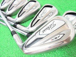 人気のNS-S!!!◆◆ タイトリスト AP1 718 アイアン 6本 #5-Pw NS950(S) ◆◆JP 日本仕様 Titleist ゴルフクラブ CS58