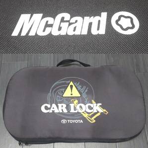 トヨタ純正 McGard マックガード カーロック ケース付 タイヤロック ホイールロック 車両盗難防止 08456-00300 car lock toyotaの画像1