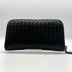 BOTTEGA VENETA ボッテガヴェネタ イントレチャート 長財布 ラウンドファスナー コイン カードケース 小銭入れ メンズ レディース レザーの画像2