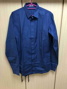  regular 14SS Dior Homme Dior Homme CD Logo dress shirt blue 37