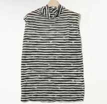 美品 希少 価格6万円程●ISSEY MIYAKE イッセイミヤケ ノースリーブシャツ レディースM_画像1