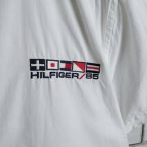 TOMMY HILFIGER☆トミーヒルフィガー　ワイシャツ　カッターシャツ　半袖　コットンシャツ　襟付き　ワンポイント　ロゴ刺繍　白　L_画像7