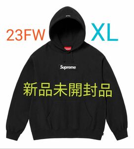 【新品】Supreme Box Logo Hooded Sweatshirt シュプリーム 黒 Black パーカー ボックスロゴ