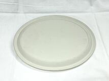 ◆【WEDGWOOD ウェッジウッド】 Jasperware・ジャスパー・楕円・プレート・飾り皿・絵皿 ・25cm×20cm・ホワイト/白 _画像6