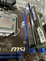 MSI H97M-G43 Core i7-4790 メモリ16G 動作品_画像4