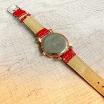 【人気商品】レディース 腕時計 クォーツ 赤色 お洒落 アイテム_画像8