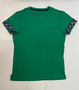 BLACK LABEL CRESTBRIDGE 半袖Tシャツ　グリーン　サイズ2 ブラックレーベル
