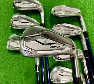 レアな8本セット！SRIXON/スリクソン ZX5 #4-PW,AW(8本セット) アイアン Diamana ZX 60 R 中古