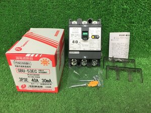 ①未使用品 Tempearl テンパール工業 太陽光発電システム用 3P 3E 40A 漏電遮断器 GBU-53EC