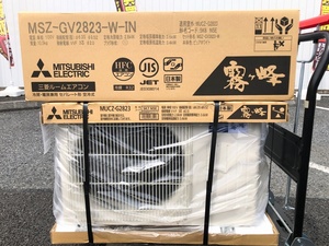 ②未使用品 MITSUBISHI 三菱電機 100V 10畳用 ルームエアコン 霧ヶ峰 MSZ-GV2823-W-IN + MUCZ-G2823 ※2023年モデル