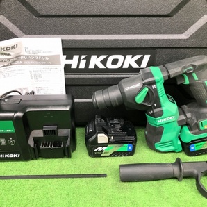 中古品 HiKOKI ハイコーキ 18V 18mm コードレスロータリハンマドリル DH18DPA(2XP) ※マルチボルトバッテリ2個+充電器セットの画像1