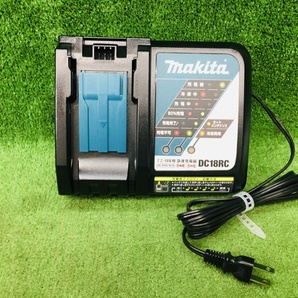 未使用品 makita マキタ 14.4V / 18V用 急速充電器 DC18RCの画像2