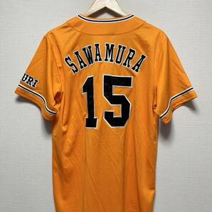 未使用☆[UNDER ARMOUR] GIANTS SAWAMURA #15 澤村拓一 レプリカユニフォーム MG オレンジ アンダーアーマーの画像2