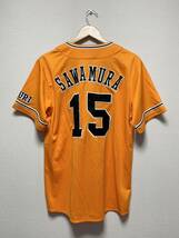 未使用☆[UNDER ARMOUR] GIANTS SAWAMURA #15 澤村拓一 レプリカユニフォーム MG オレンジ アンダーアーマー_画像2